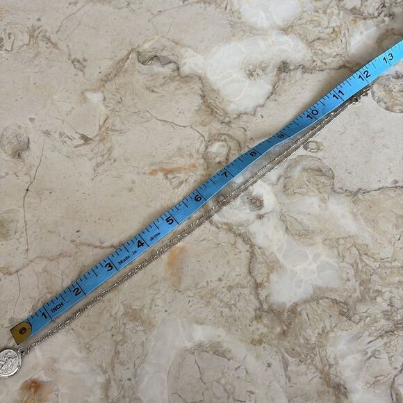 Vintage Rembrandt Sterling Silver St. Christopher Medal & 24” Chain - Picture 9 of 11